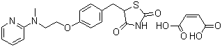 甲醇中马来酸罗格列酮溶液，100μg/mL Rosiglitazone maleate Solution in Methanol, 100μg/mL