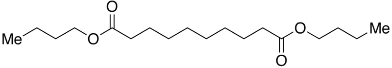 正己烷中癸二酸二丁酯溶液，1000μg/mL Dibutyl sebacate Solution in Hexane, 1000μg/mL