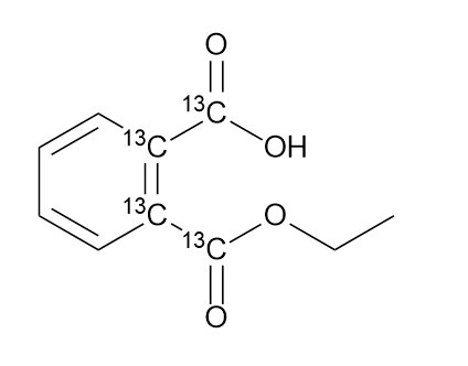 甲基叔丁基醚中邻苯二甲酸单乙酯-13C4 (环-1,2-13C2, 二羧酸-13C2)溶液，10μg/mL Monoethyl phthalate-13C4 (ring-1,2-13C2, dicarboxyl-13C2) Solution in MTBE, 10μg/mL