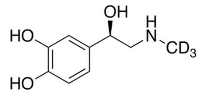 甲醇中肾上腺素-D3溶液，100μg/mL (-)-Epinephrine-d3 Solution in Methanol, 100μg/mL