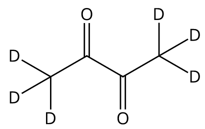 乙腈中2,3-丁二酮-D6溶液，100μg/mL 2,3-Butanedione-d6 Solution in Acetonitrile, 100μg/mL