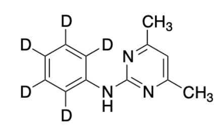乙腈中嘧霉胺-D5溶液，100μg/mL Pyrimethanil-d5 Solution in Acetonitrile, 100μg/mL