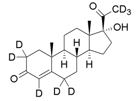 乙腈中17α-羟孕酮-D8溶液，10μg/mL 17α-Hydroxyprogesterone-d8 (2,2,4,6,6,21,21,21-d8) Solution in Acetonitrile, 10μg/mL