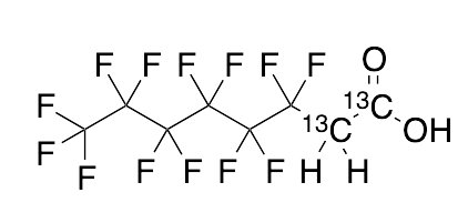 异丙醇中2H,2H-全氟辛酸-13C2溶液，5μg/mL 2H,2H-Perfluorooctanoic acid-13C2 Solution in Isopropanol, 5μg/mL
