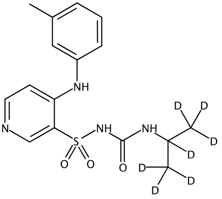 甲醇中托拉塞米-D7溶液，100μg/mL Torasemide-d7 Solution in Methanol, 100μg/mL