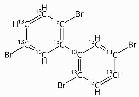 壬烷中2,2',5,5'-四溴联苯-13C12溶液，10μg/mL 2,2',5,5'-Tetrabromobiphenyl-13C12 Solution in Nonane, 10μg/mL