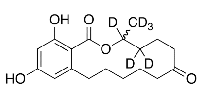 乙腈中rac-玉米赤霉酮-D6溶液，100μg/mL rac-Zearalanone-d6 Solution in Acetonitrile, 100μg/mL
