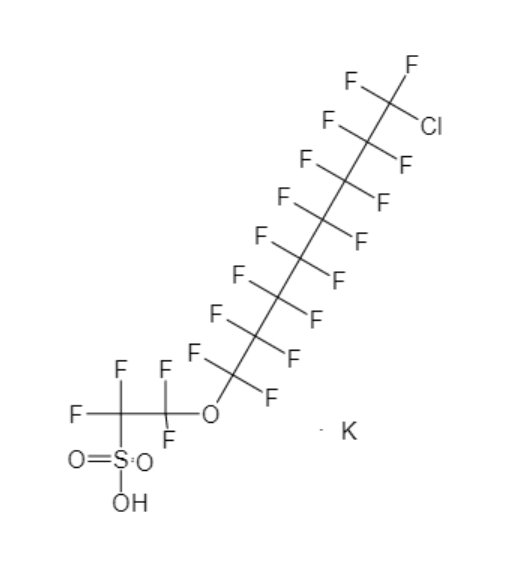 甲醇中11-氯-3-氧杂全氟十一烷磺酸钾盐溶液，100μg/mL 11-Chloro-3-oxa-perfluoroundecanesulfonic acid potassium salt Solution in Methanol, 100μg/mL