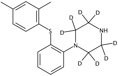 甲醇中伏硫西汀-D8溶液，100μg/mL Vortioxetine-d8 Solution in Methanol, 100μg/mL