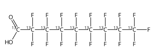 甲醇中全氟壬酸-13C9溶液，5μg/mL Perfluorononanoic acid-13C9 Solution in Methanol, 5μg/mL
