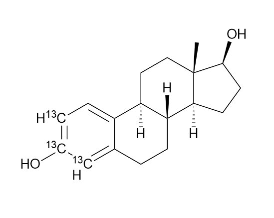 乙腈中17β-雌二醇-13C3溶液，100μg/mL 17β-Estradiol-2,3,4-13C3 Solution in Acetonitrile, 100μg/mL