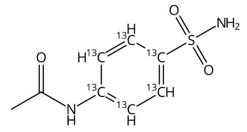 甲醇中N4-乙酰磺胺-13C6溶液，1000μg/mL N4-Acetylsulfanilamide-13C6 Solution in Methanol, 1000μg/mL