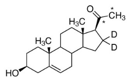 乙腈中孕烯醇酮-13C2, D2溶液，100μg/mL Pregnenolone-13C2, d2 Solution in Acetonitrile, 100μg/mL