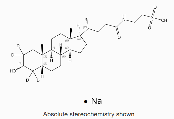 甲醇中牛磺石胆酸-2,2,4,4-D4钠盐溶液，100μg/mL Taurolithocholic acid-2,2,4,4-d4 sodium salt Solution in Methanol, 100μg/mL