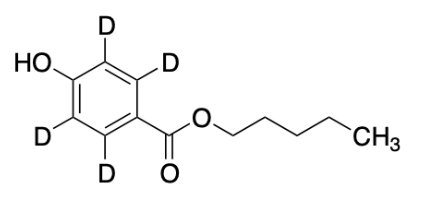 甲醇中4-羟基苯甲酸戊酯-D4溶液，100μg/mL Amyl 4-hydroxybenzoate-d4 Solution in Methanol, 100μg/mL