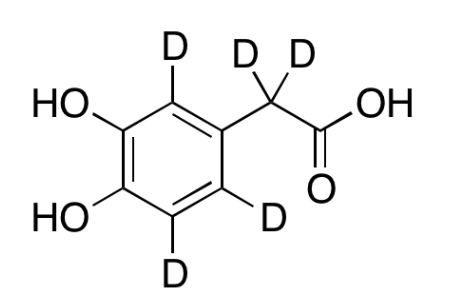 甲醇中3,4-二羟基苯乙酸-D5溶液，100μg/mL 3,4-Dihydroxyphenylacetic acid-d5 Solution in Methanol, 100μg/mL
