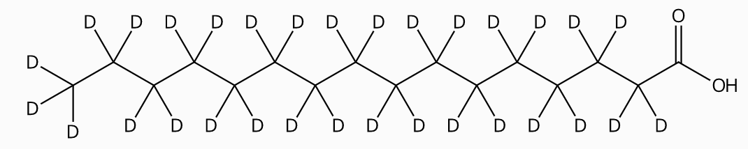 甲醇中十六烷酸(C16:0)-D31溶液，100μg/mL Hexadecanoic acid-d31 Solution in Methanol, 100μg/mL