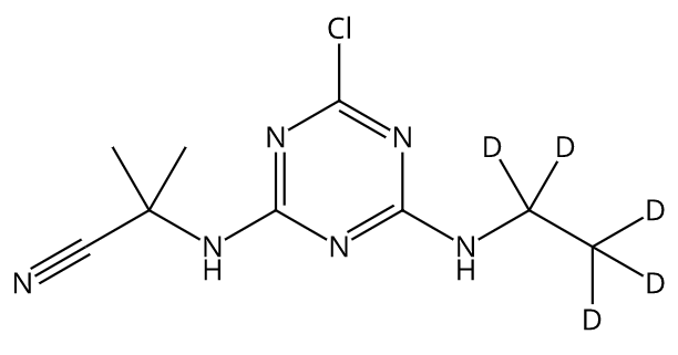 甲醇中氰草津-D5溶液，100μg/mL Cyanazine-d5 (N-ethyl-d5) Solution in Methanol, 100μg/mL