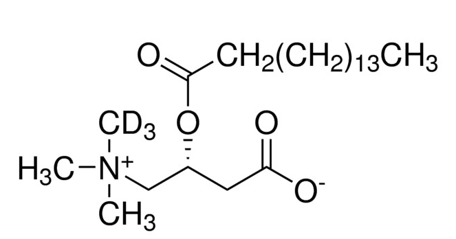 乙腈中棕榈酰-L-肉碱-D3溶液，100μg/mL Palmitoyl-L-carnitine-d3 Solution in Acetonitrile, 100μg/mL