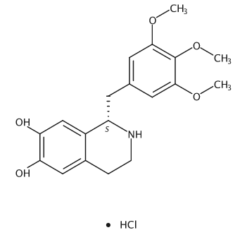 盐酸(-)-曲托喹酚 (-)-Trimetoquinol hydrochloride