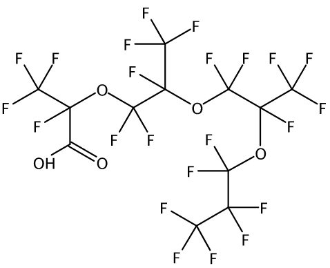 甲醇中全氟-(2,5,8-三甲基-3,6,9-三氧杂十二烷羧酸)溶液，1000μg/mL Perfluoro-(2,5,8-trimethyl-3,6,9-trioxadodecanoic)acid Solution in Methanol, 1000μg/mL