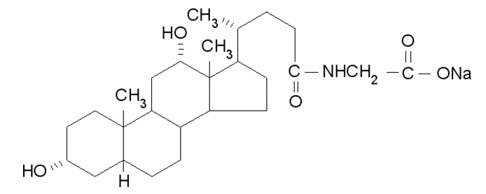 甲醇中甘氨脱氧胆酸钠溶液，100μg/mL Sodium glycodeoxycholate Solution in Methanol, 100μg/mL