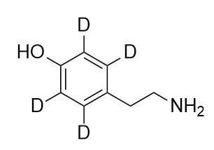水中酪胺-D4 (苯环-D4)溶液，100μg/mL Tyramine-d4 (phenyl-d4) Solution in Water, 100μg/mL