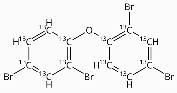 壬烷中2,2',4,4'-四溴联苯醚-13C12溶液，5μg/mL 2,2',4,4'-Tetrabromodiphenylether-13C12 Solution in Nonane, 5μg/mL