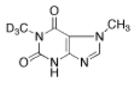 甲醇中1,7-二甲基黄嘌呤-D3溶液，100μg/mL 1,7-Dimethylxanthine-d3 Solution in Methanol, 100μg/mL