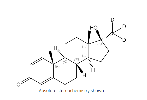 乙腈中美雄酮-D3溶液，100μg/mL Methandrostenolone-d3 Solution in Acetonitrile, 100μg/mL