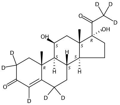 乙腈中21-脱氧皮质醇-D8溶液，100μg/mL 21-Deoxycortisol-d8 Solution in Acetonitrile, 100μg/mL