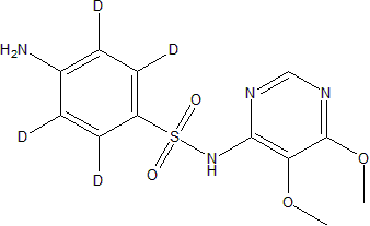 磺胺邻二甲氧嘧啶-D4 Sulfadoxine-d4