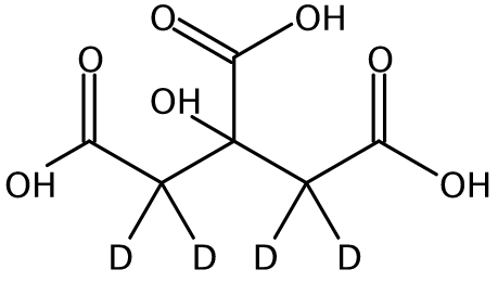 水中柠檬酸-D4溶液，100μg/mL Citric acid-d4 Solution in Water, 100μg/mL