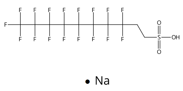 甲醇中1H,1H,2H,2H-全氟癸烷磺酸钠盐溶液，50μg/mL 1H,1H,2H,2H-Perfluorodecanesulfonic acid sodium salt Solution in Methanol, 50μg/mL