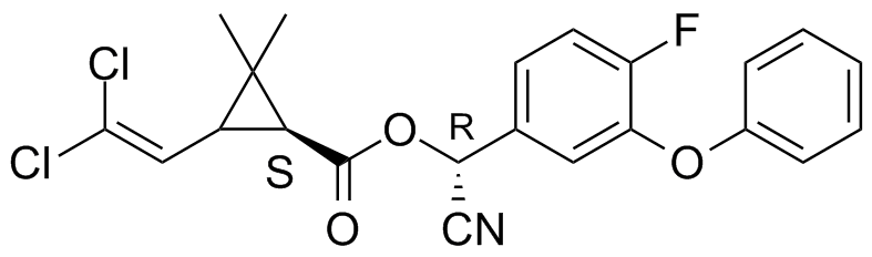 丙酮中高效氟氯氰菊酯溶液，1000μg/mL β-Cyfluthrin Solution in Acetone, 1000μg/mL