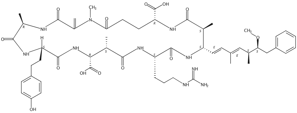 甲醇中微囊藻毒素HtyR溶液，10μg/mL Microcystin-HtyR Solution in Methanol, 10μg/mL