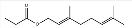 丙酮中丙酸香叶酯溶液，1000μg/mL Geranyl propionate Solution in Acetone, 1000μg/mL