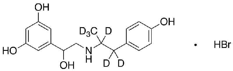 甲醇中非诺特罗-D6氢溴酸盐溶液，100μg/mL Fenoterol-d6 hydrobromide Solution in Methanol, 100μg/mL