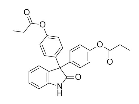 乙腈中双丙酚丁溶液，100μg/mL Oxyphenisatin dipropionate Solution in Acetonitrile, 100μg/mL