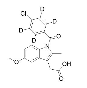 甲醇中吲哚美辛D4溶液，100μg/mL Indomethacin-d4 Solution in Methanol, 100μg/mL