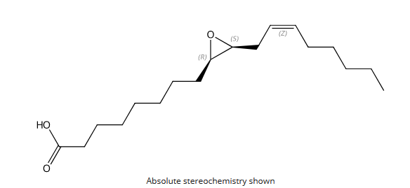 乙醇中(9R,10S)-环氧-12(Z)-十八碳烯酸溶液，100μg/mL (9R,10S)-Epoxy-12(Z)-octadecenoic acid Solution in Ethanol, 100μg/mL