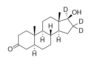 甲醇中双氢睾酮-D3溶液，100μg/mL Dihydrotestosterone-d3 Solution in Methanol, 100μg/mL