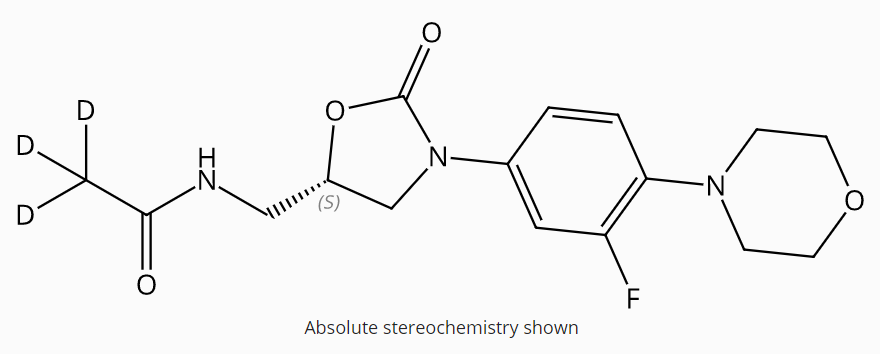乙腈中利奈唑胺-D3溶液，100μg/mL Linezolid-d3 Solution in Acetonitrile, 100μg/mL
