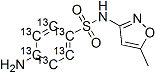 甲醇中磺胺甲恶唑-13C6溶液，1000μg/mL Sulfamethoxazole-13C6 Solution in Methanol, 1000μg/mL