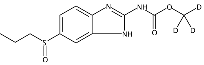甲醇中阿苯达唑亚砜-D3溶液，100μg/mL Albendazole sulfoxide-d3 Solution in Methanol, 100μg/mL