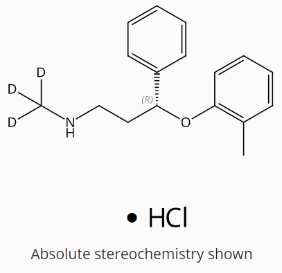 甲醇中托莫西汀-D3盐酸盐溶液，100μg/mL Tomoxetine-d3 hydrochloride Solution in Methanol, 100μg/mL