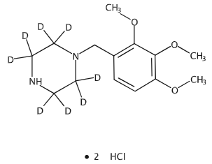 甲醇中曲美他嗪二盐酸盐-D8溶液，1000μg/mL Trimetazidine-d8 dihydrochloride Solution in Methanol, 1000μg/mL