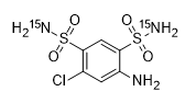 甲醇中精磺胺-15N2溶液，100μg/mL Salamide-15N2 Solution in Methanol, 100μg/mL