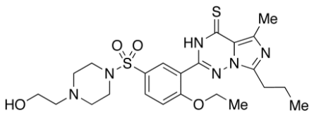 甲醇中羟基硫代伐地那非溶液，100μg/mL Hydroxythiovardenafil Solution in Methanol, 100μg/mL