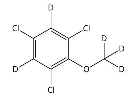 甲醇中2,4,6-三氯苯甲醚-D5溶液，1000μg/mL 2,4,6-Trichloroanisole-d5 Solution in Methanol, 1000μg/mL